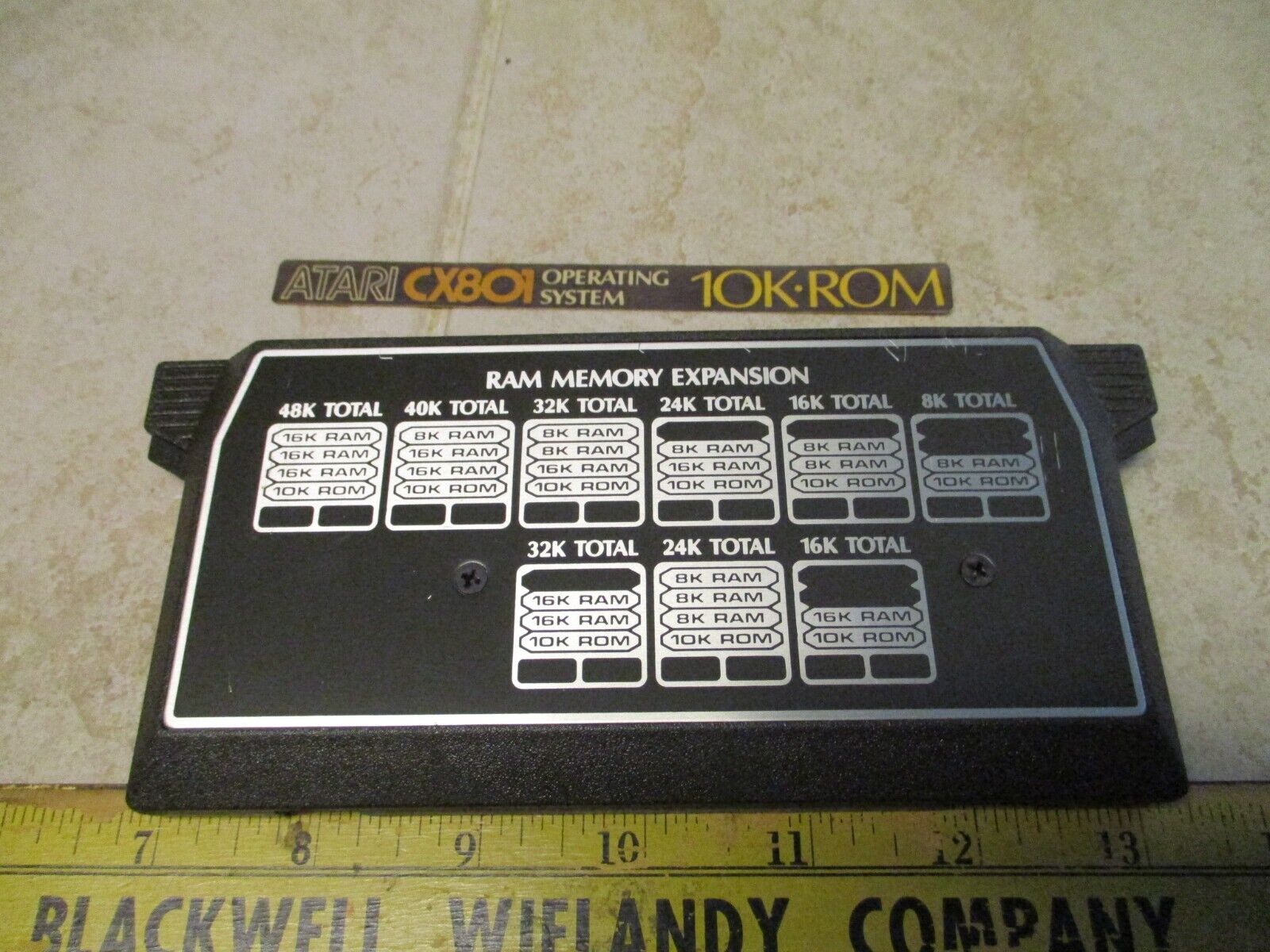 VTG Atari Replacement Part Card CX801 OS 10K ROM for Atari 800