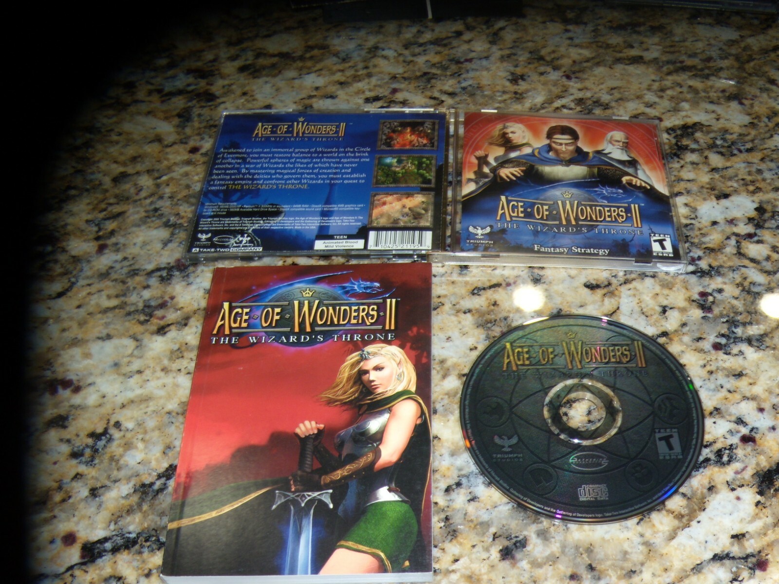 Age of Wonders II The Wizard's Throne (PC, 2002) with manual