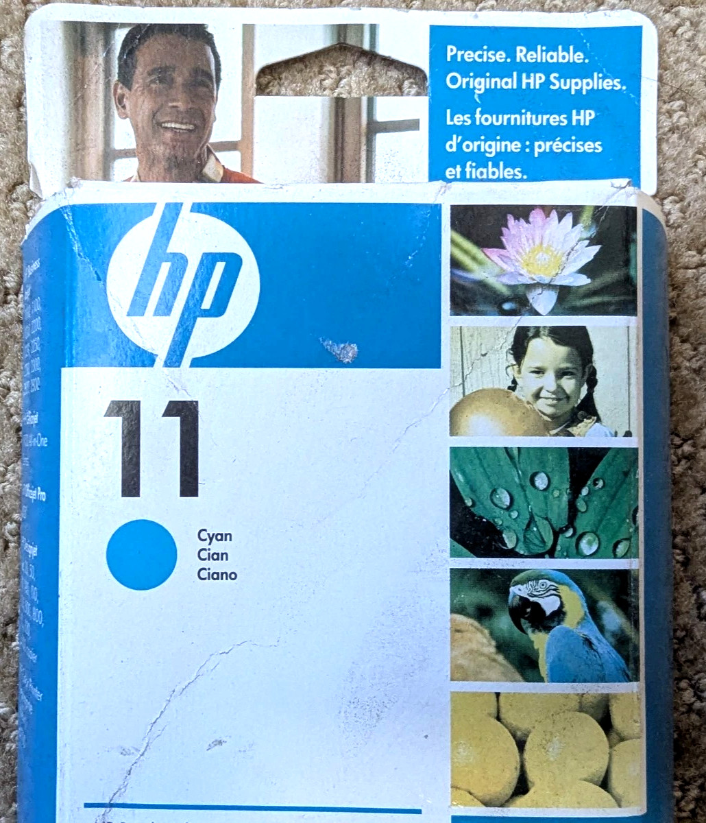✨ Genuine HP 11 Printhead C4811A Cyan 2009 Expired OEM New Sealed✨