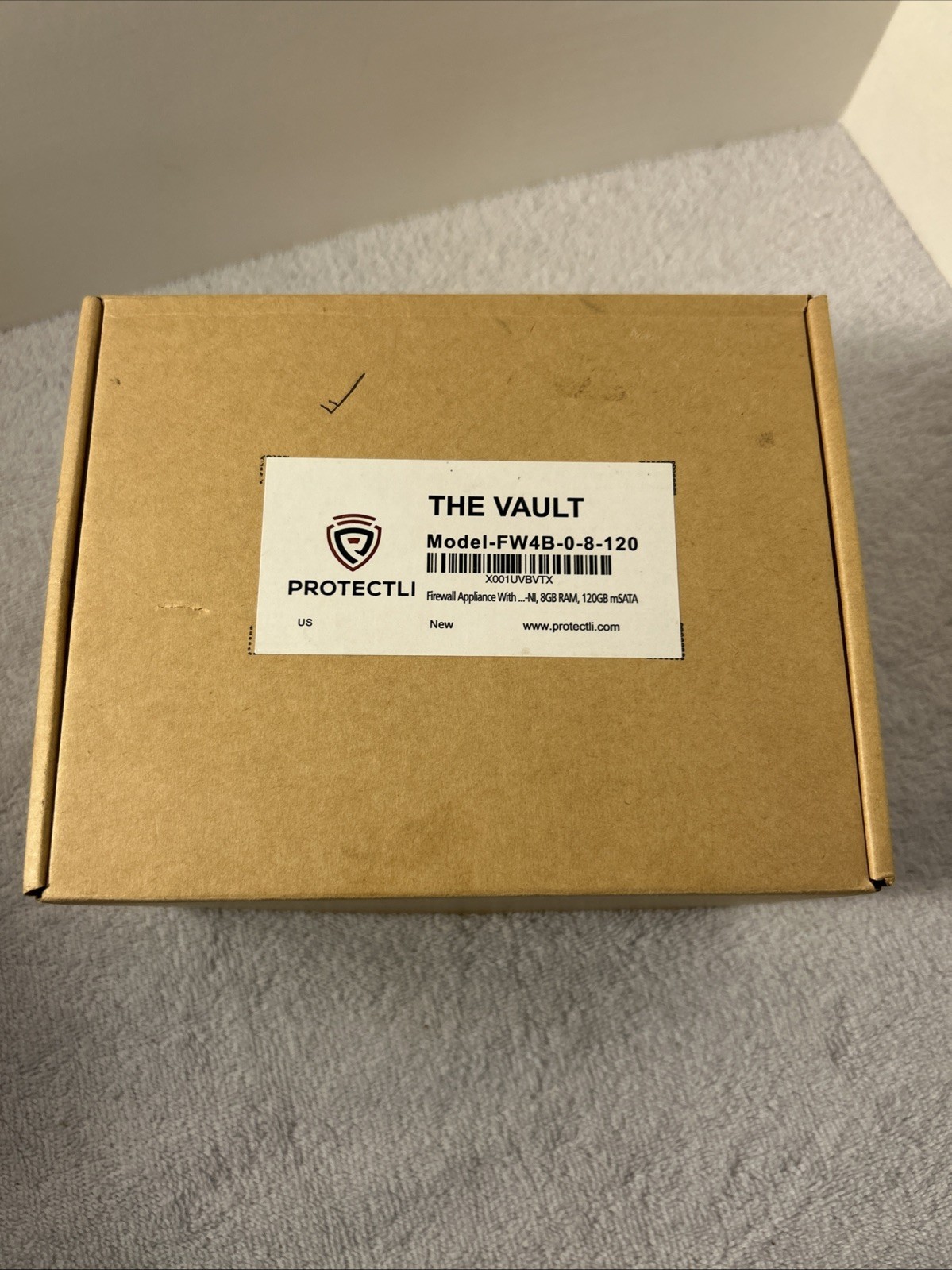 Protectli Vault FW4B Firewall Micro Appliance, 4GB RAM, 32GB mSATA SSD, Intel 4c
