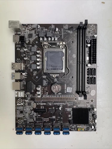 B250C BTC PCI Express DDR4 Computer Mining Motherboard for LGA1151 Gen6/7 US