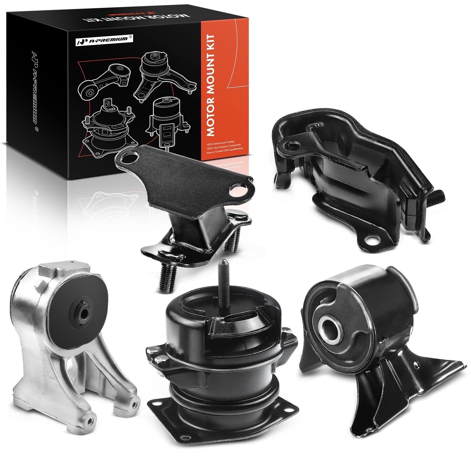 A-Premium Engine Motor Mount and Transmission Mount Set of 5 Compatible with ...