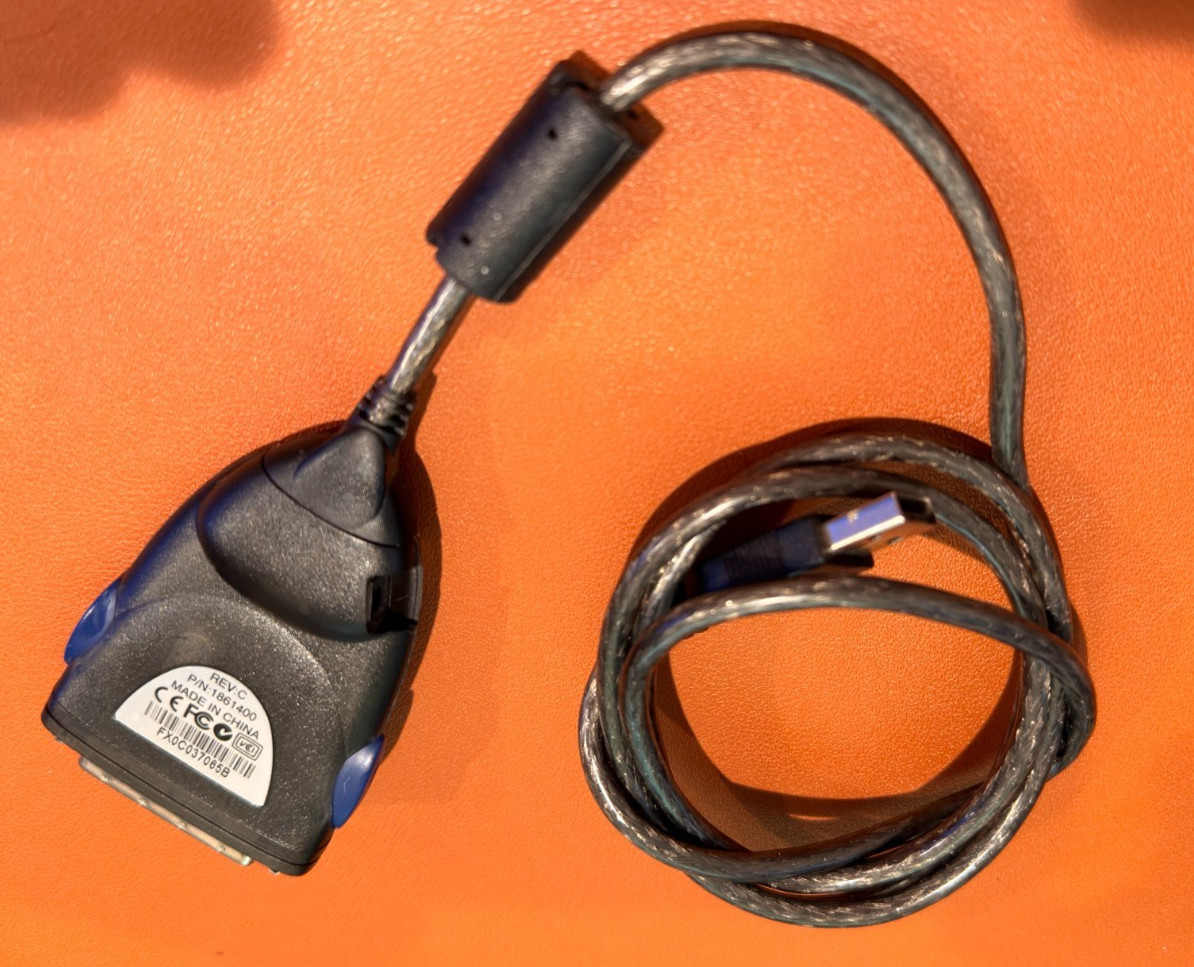 Adaptec 1861400 REV C - USB to SCSI -Adaptec USBXchange - USED / NOT TESTED