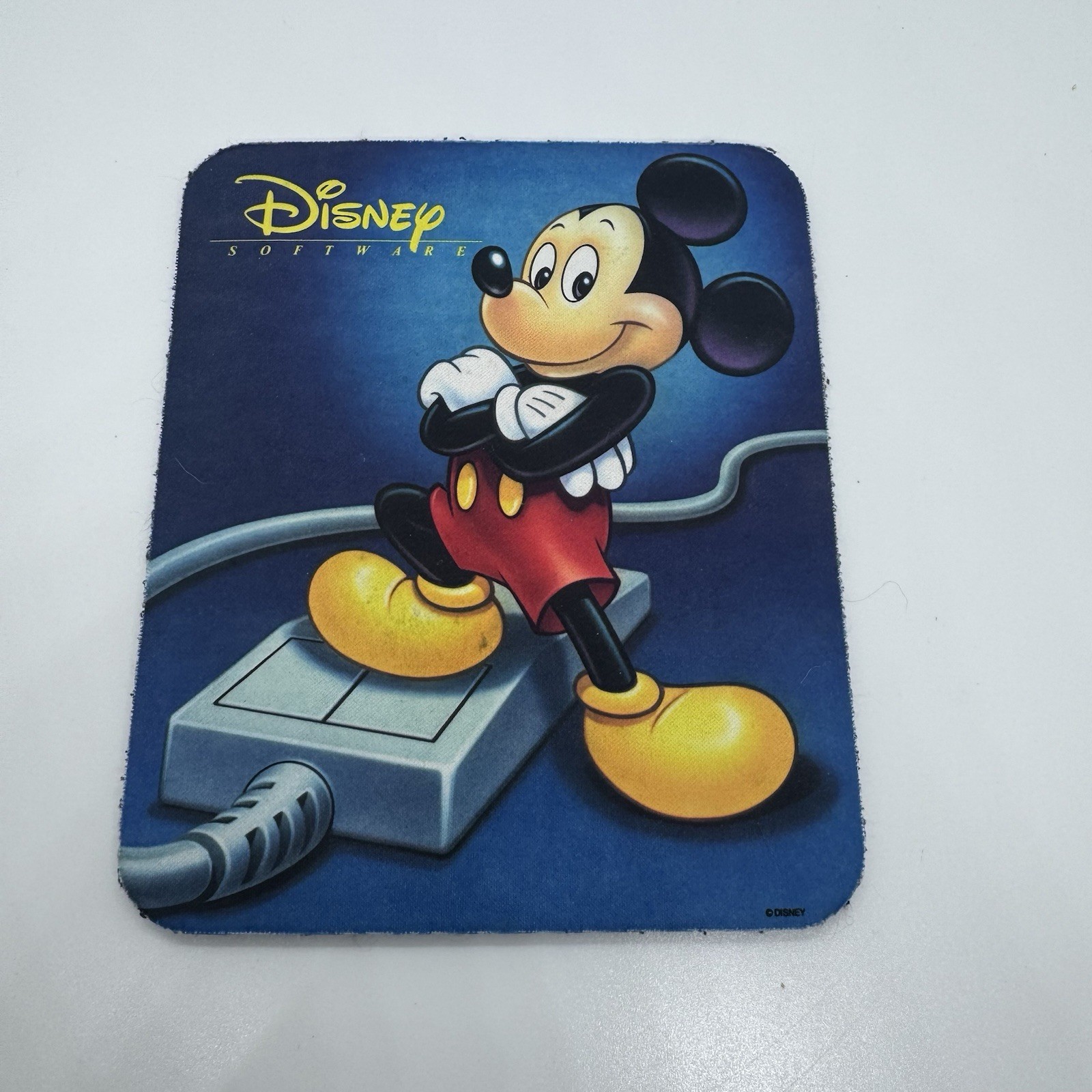 Vintage Disney Software Mouse Pad Featuring Mickey Mouse
