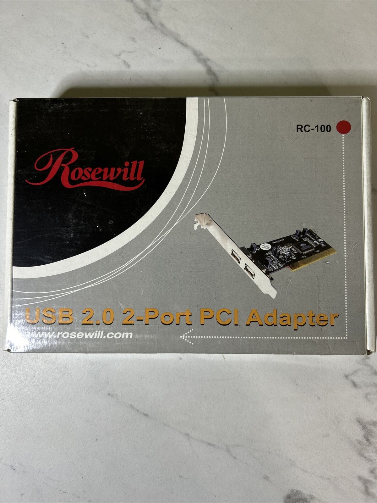 Rosewill RC-100 USB 2.0 2-Port PCI Adapter - NEW