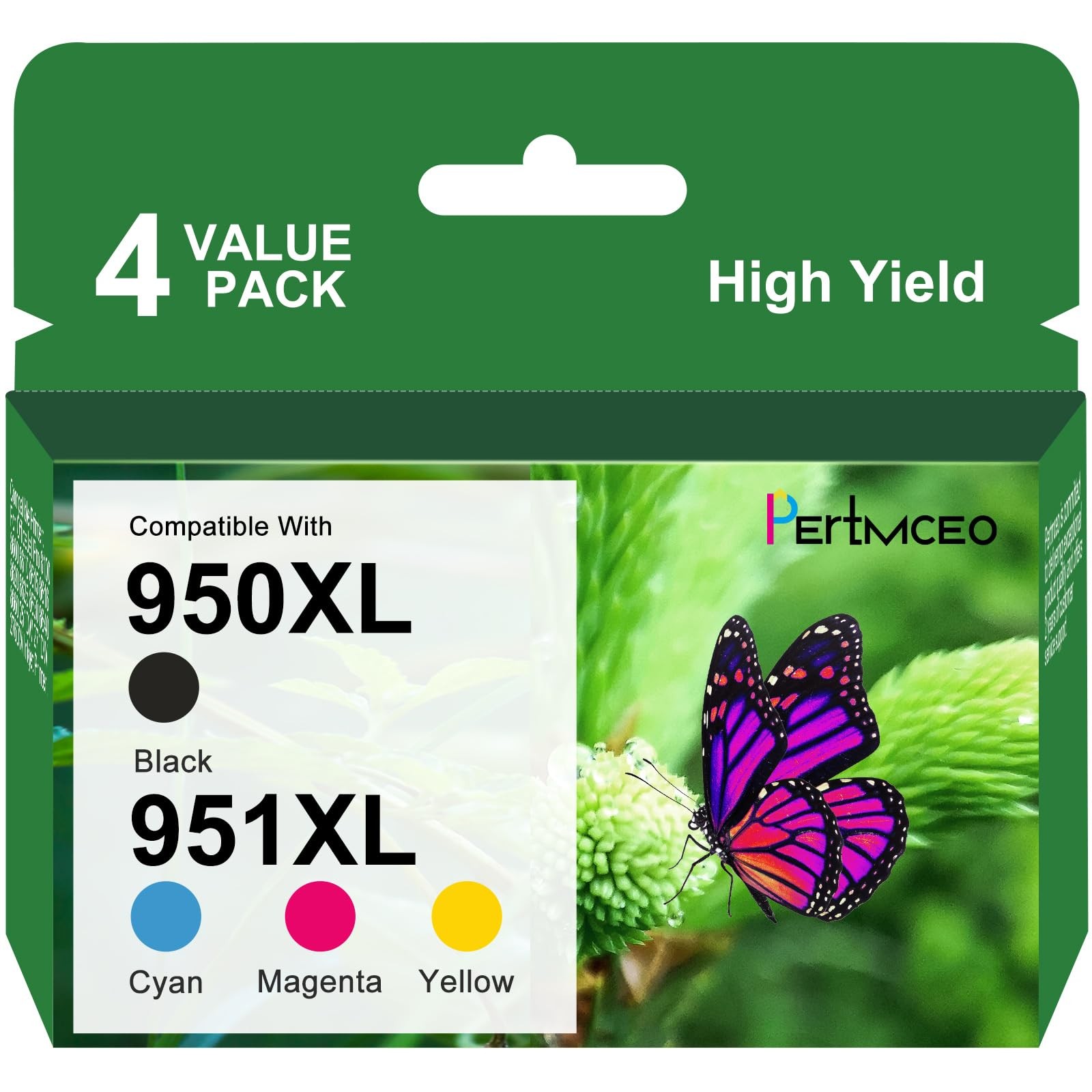 Pertmceo 950 951 Ink Cartridges for HP OfficeJet Pro 8610 8600 8620 8630 8660