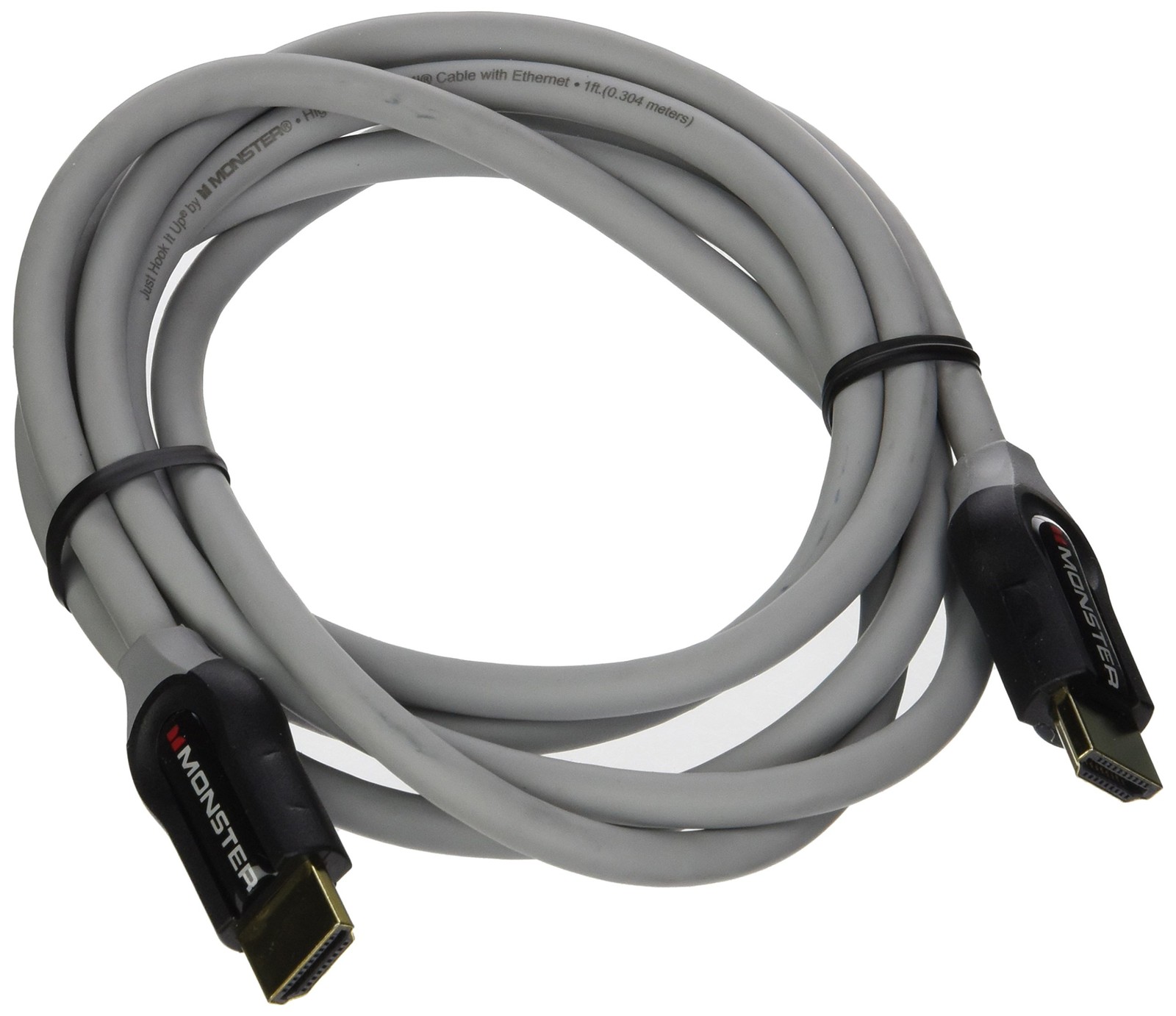 Monster Just Hook It Up HDMI Cable 6 Ft Brand New