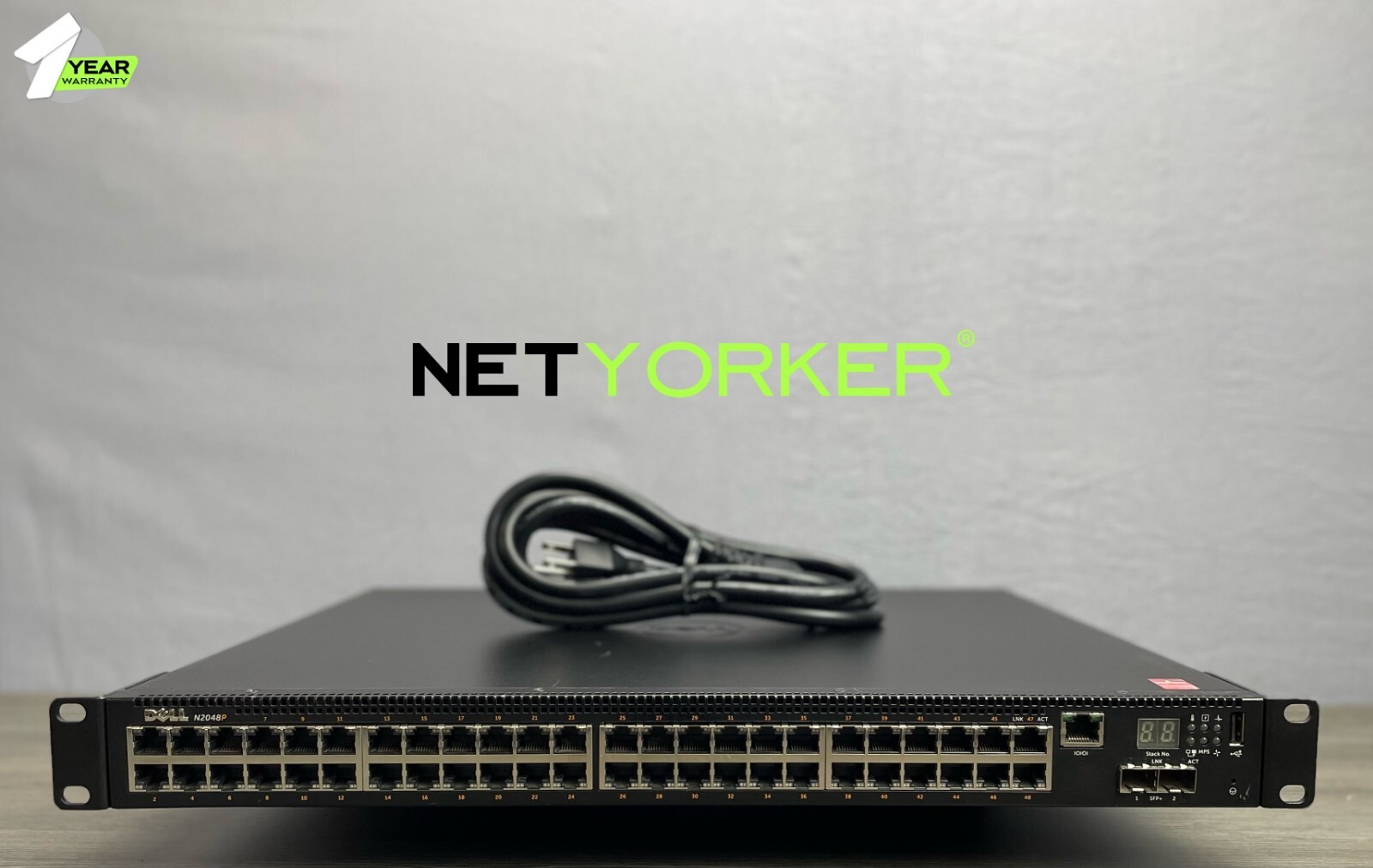 Dell N2048P Networking  48-Port PoE Gigabit Layer 3 Managed - Same Day Shipping