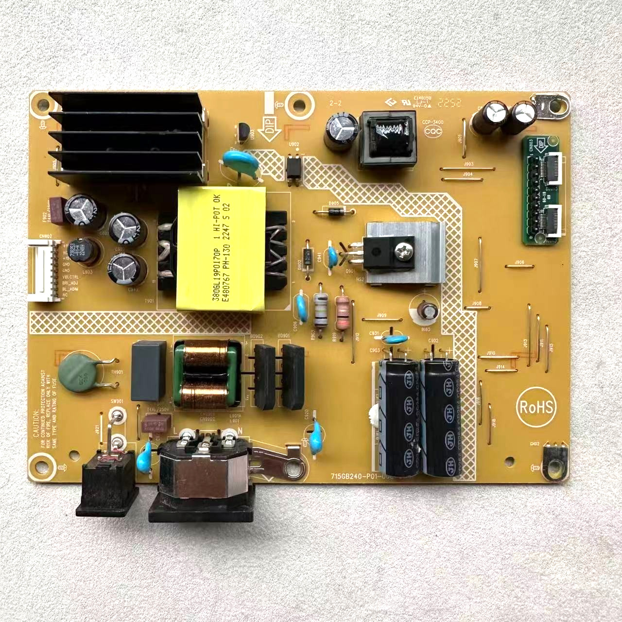 AOC Q34P2 Power Supply Board 715GB240-P01-000-001R