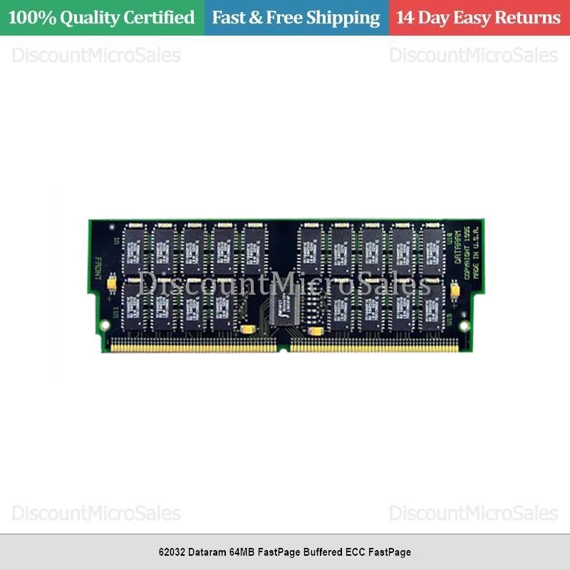 62032 Dataram 64MB FastPage Buffered ECC FastPage
