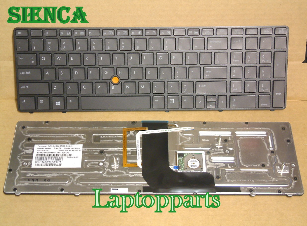 ORIGINAL BRAND NEW HP EliteBook 8560W 8570W i5 i7 Series US Backlit keyboard 