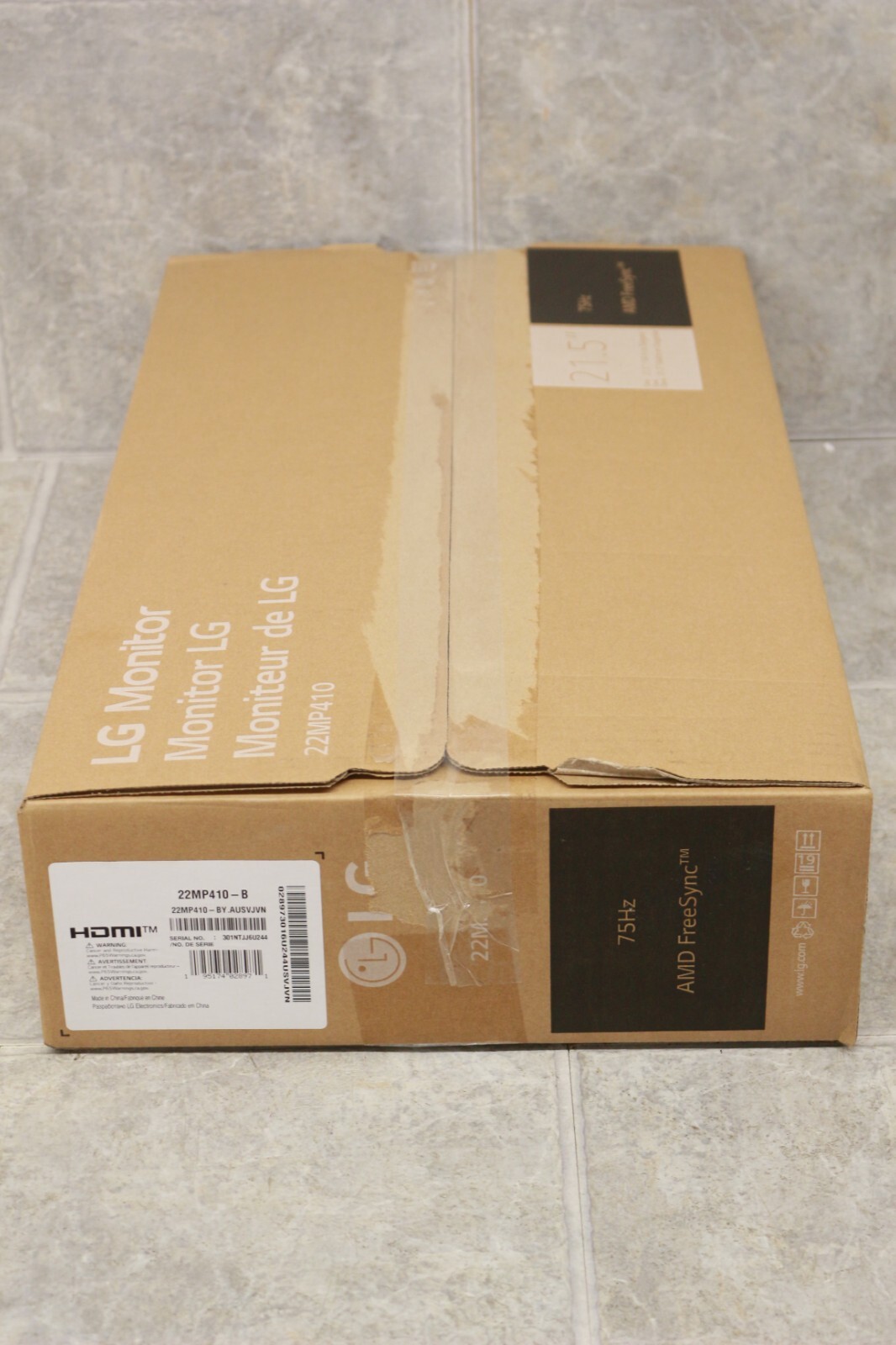 LG 22MP410 21.5" Monitor AMD FreeSync Tilt VA 1920 x 1080 75Hz 