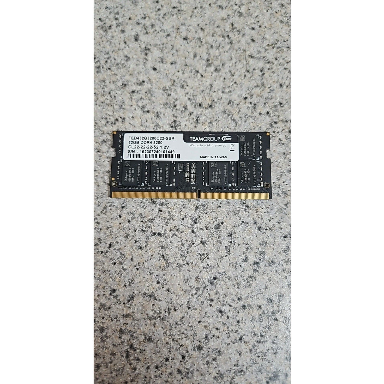 TEAMGROUP 32GB DDR4-3200 SO-DIMM Laptop RAM Memory