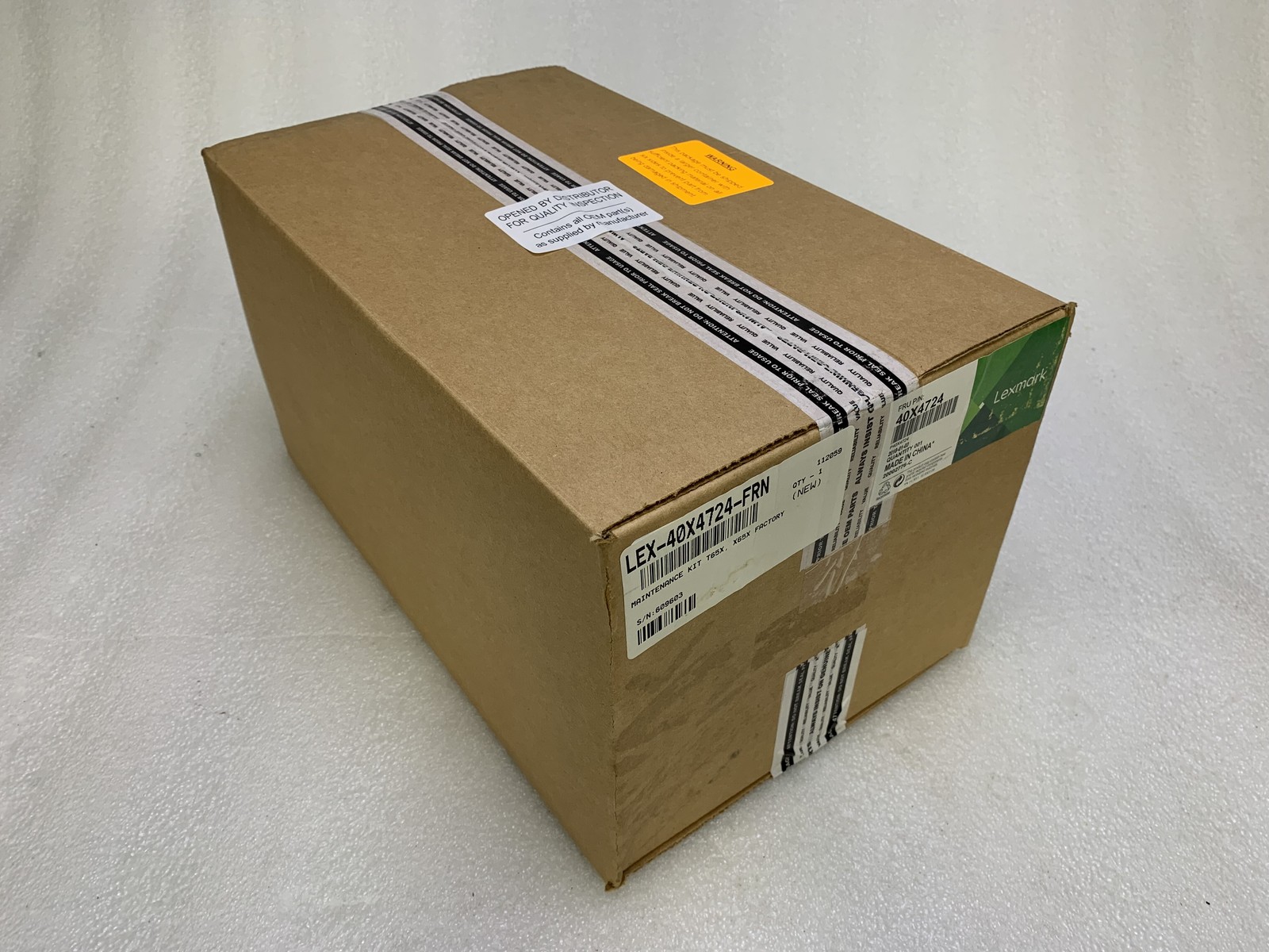 GENUINE Fuser Maintenance Kit for Lexmark T650 T652 T654 40X4724