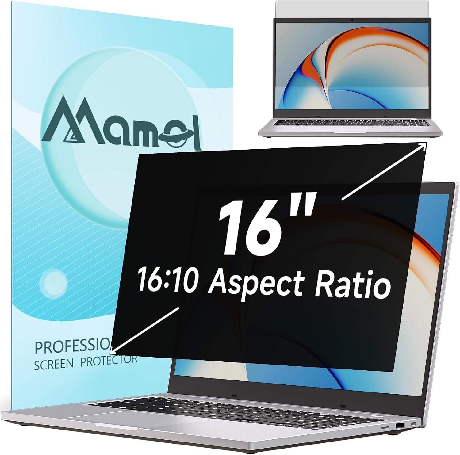 Mamol Nano Laptop Anti Glare Privacy Screen Protector 16"in HP,Dell,Acer,Asus...