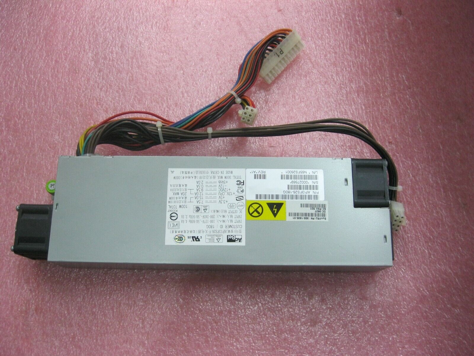 Sun 300-1835 300W Power Supply for X2100 - B3224