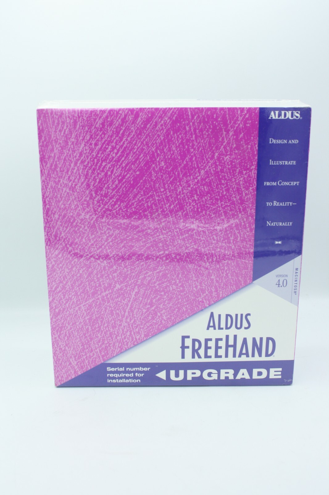 Vintage Macintosh Software Aldus FreeHand 4.0 Upgrade Version Sealed