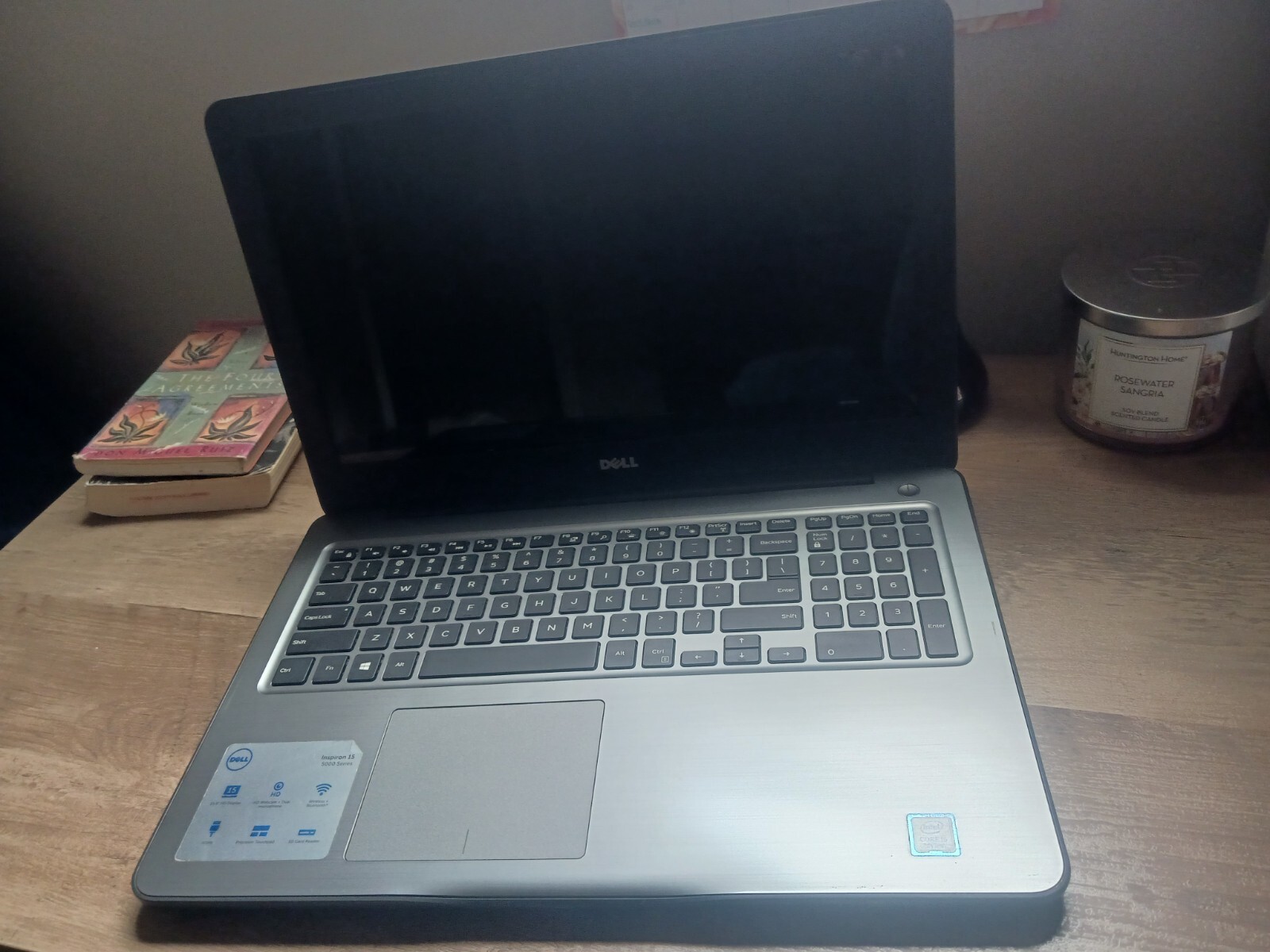 Dell Inspiron 15.6" Display Laptop PC Intel i5-7200U Processor 256GB SSD DVD-RW 