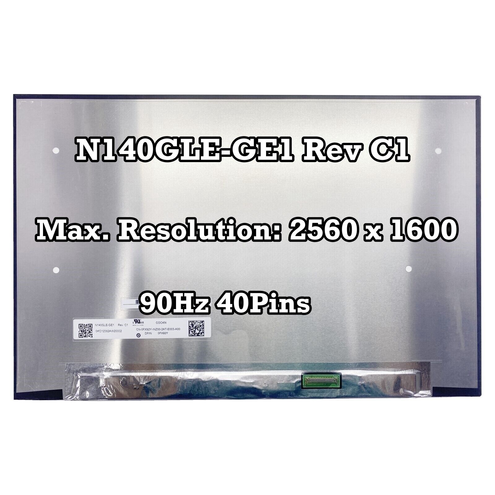 100% sRGB N140GLE-GE1 Rev C1 2560×1600 14