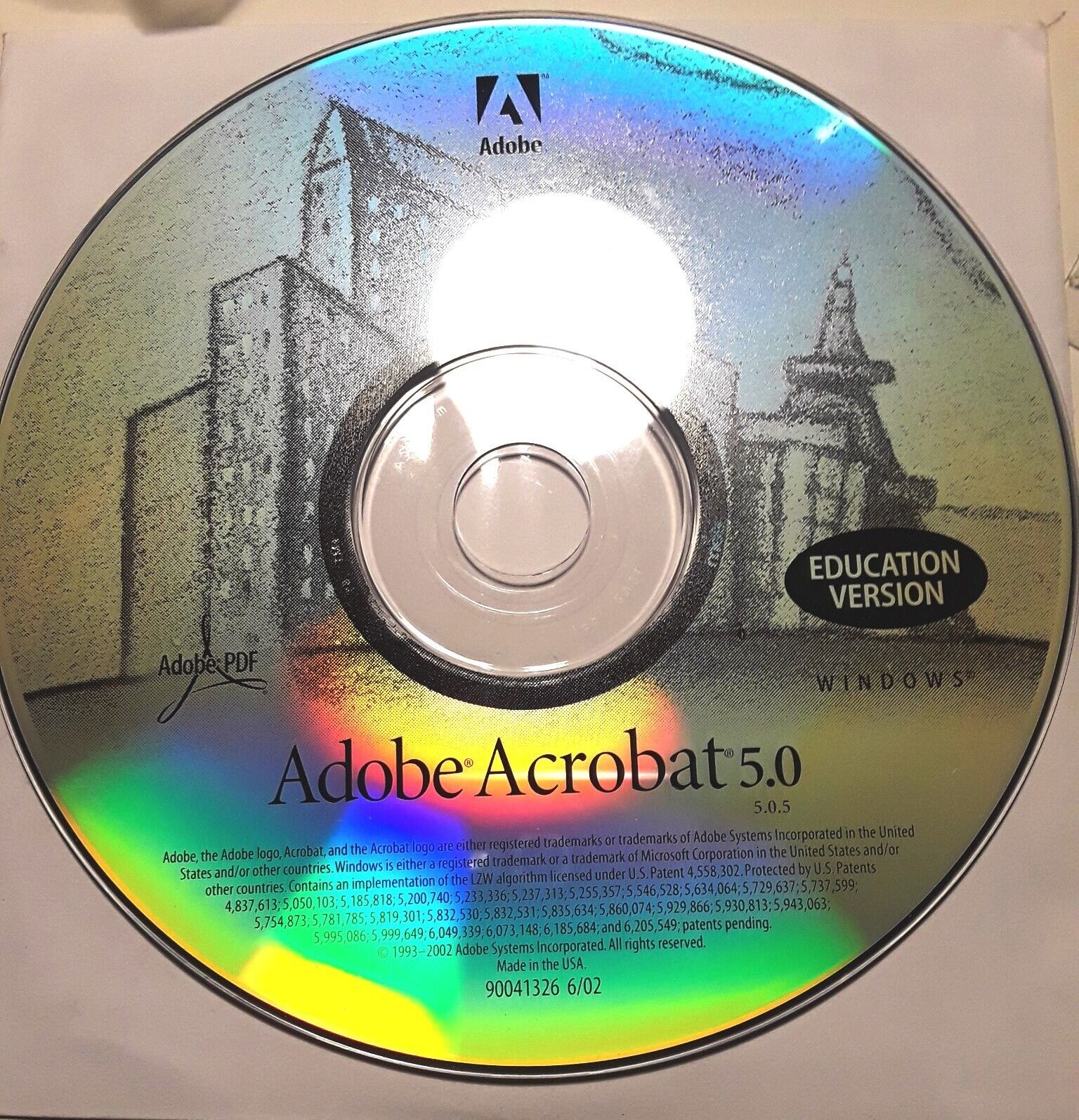 Adobe Acrobat 5.0 for Windows Full Version Install CD w/ Serial Number