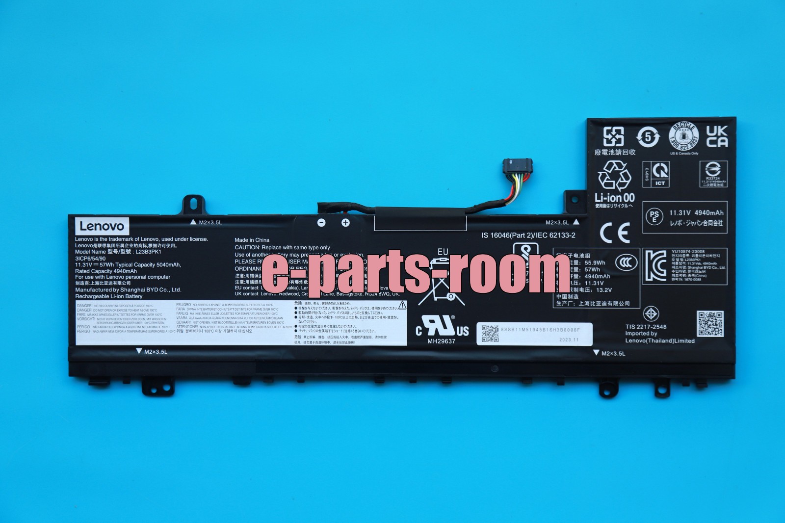 Genuine L23B3PK1 L23N3PK1 L23X3PK1 Battery for Lenovo IdeaPad Slim 5 14IMH9