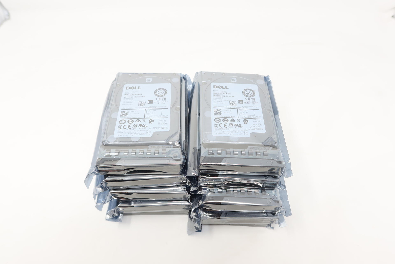 Lot of 10 0JY57X JY57X Dell GEN14 1.8TB 10K RPM 12Gb/s 2.5"SAS SERVER Hard Drive