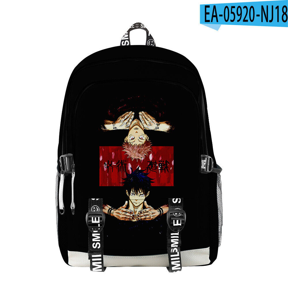Multipurpose Well-Crafted Bag Aniem Jujutsu Padded Backpack (Hua Gojo) One Size