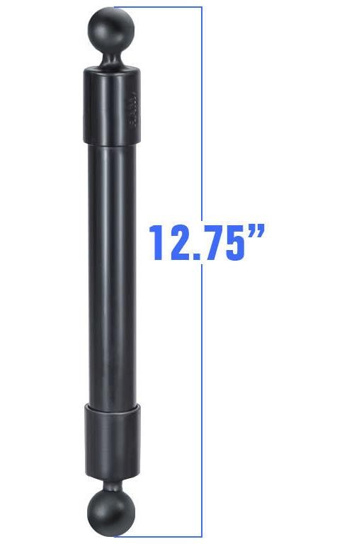 RAP-BB-230-14U RAM 12.75" Long Extension Pole w/1" Diameter Ball On Each End