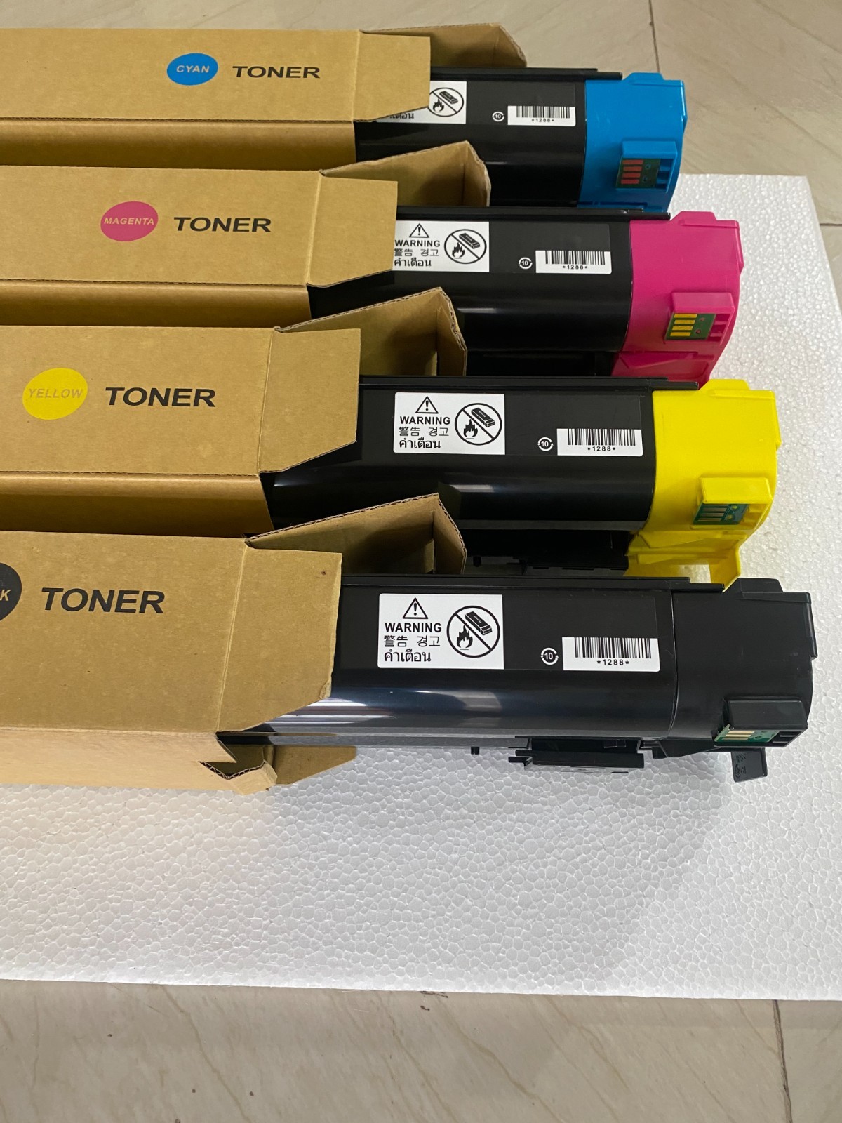 4Pk CMYK for Xerox Versant 80, 180 Press Toner cartridge non-OEM Japan Powder .