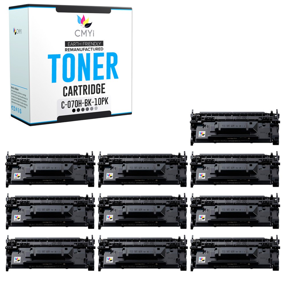 CMYi 10X Replacement 070H Combo Pack Toner Cartridges for Canon i-SENSYS MF461dw