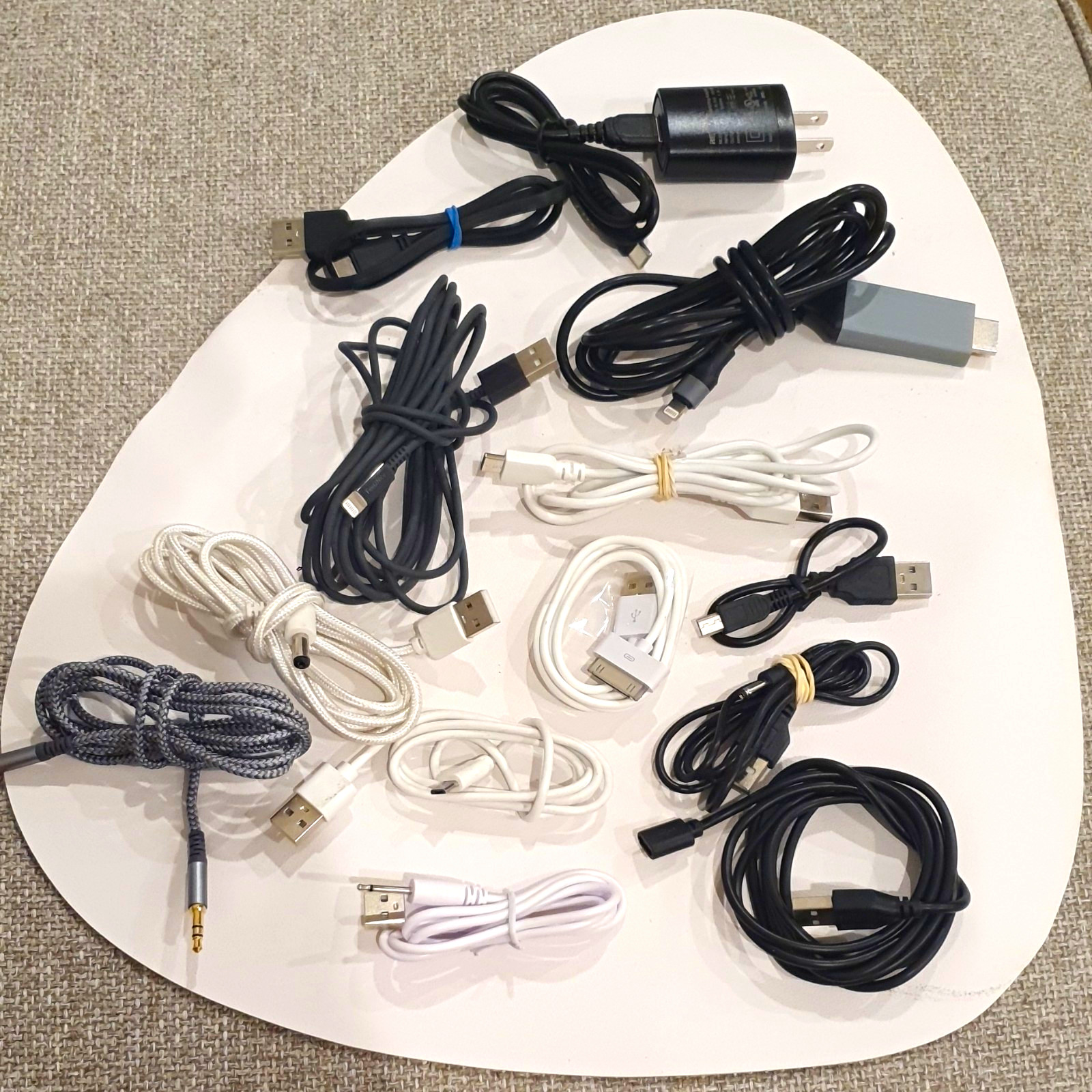 USB Cable Bundle, 13 Pieces