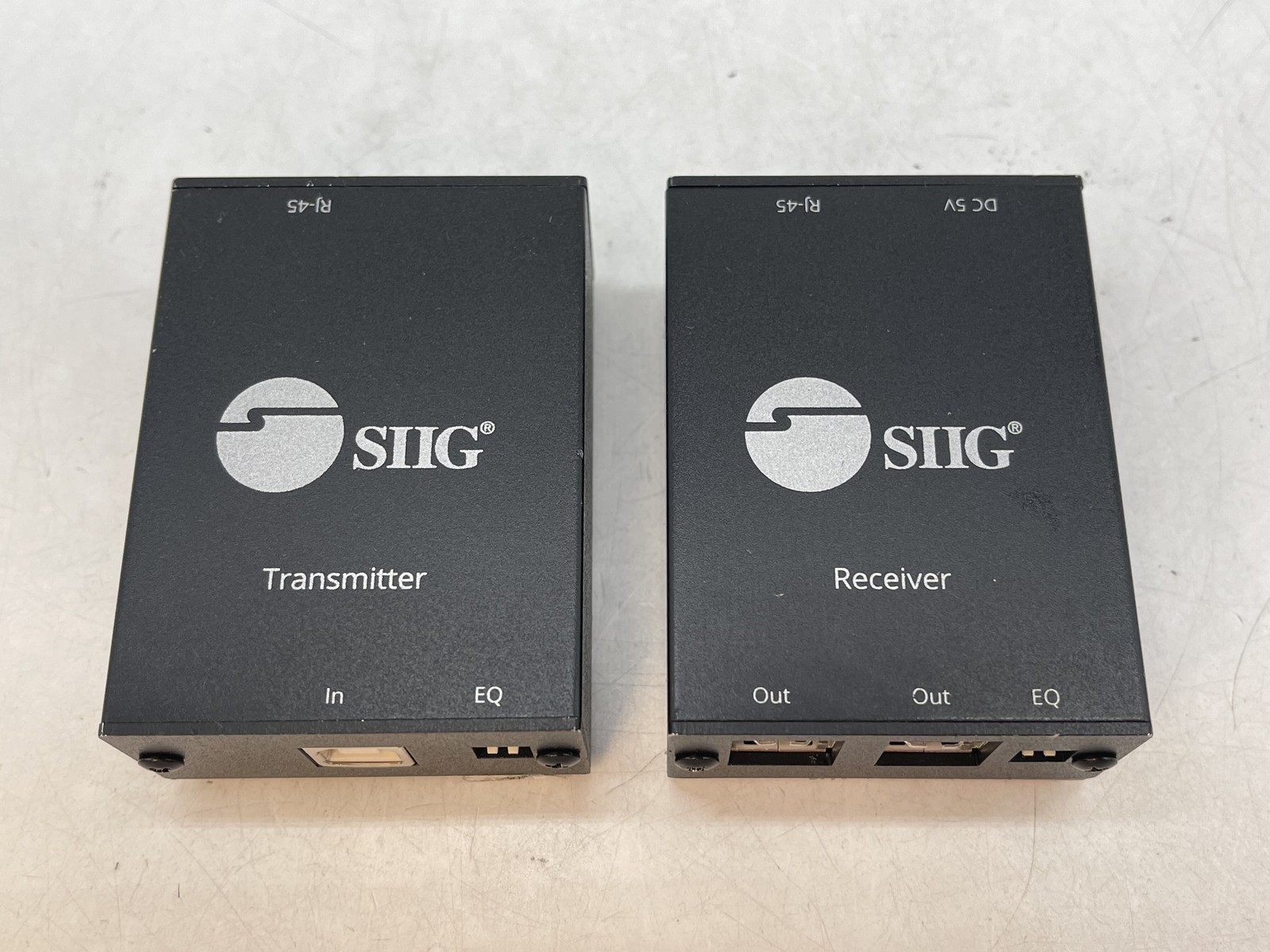 SIIG 4-Port USB 2.0 Extender JU-EX0311-S1 RECEIVER/TRANSMITTER FREE S/H