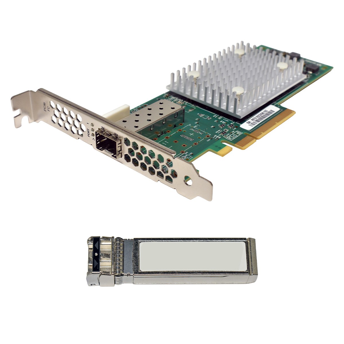 Lenovo Qlogic QLE2690-LNV 01KR585 1-Port 16G SFP+ FC Server Adapter +GBIC FP