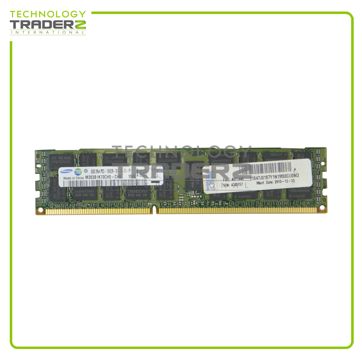 49Y1446 IBM 8GB PC3-10600 DDR3-1333MHz ECC 2Rx4 Memory 49Y1436 46C0597 47J0157