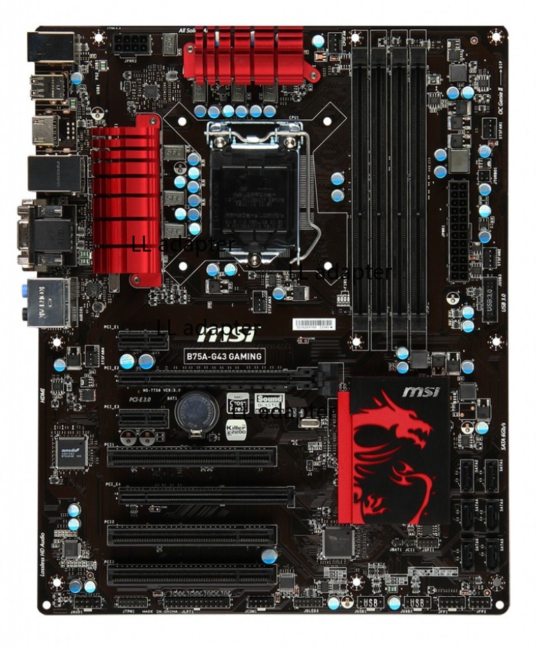 For MSI B75A-G43 GAMING Motherboard LGA1155 DDR3 ATX Mainboard