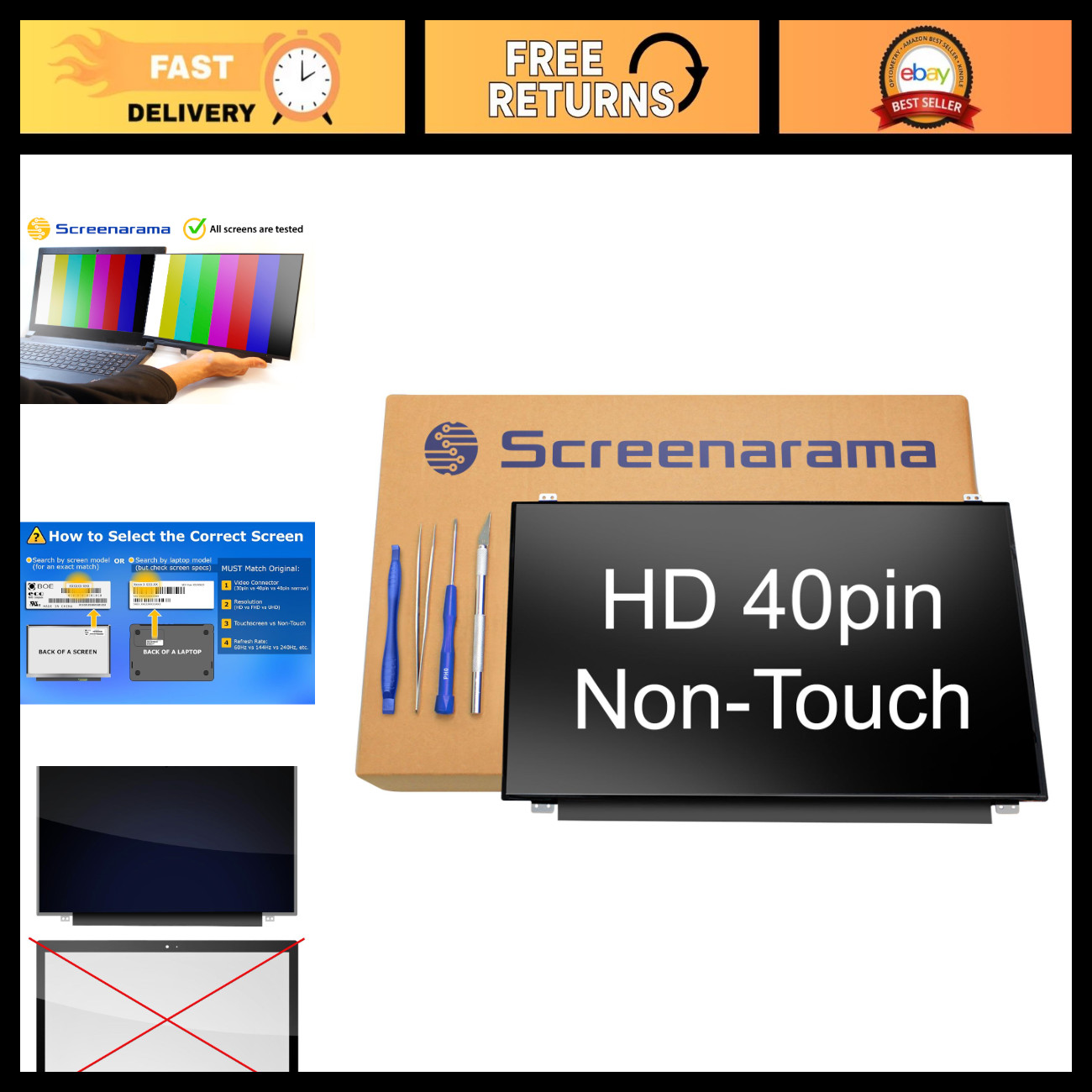 HP 350 G1 Laptop Screen Replacement - High-Quality LCD Display, Easy Install