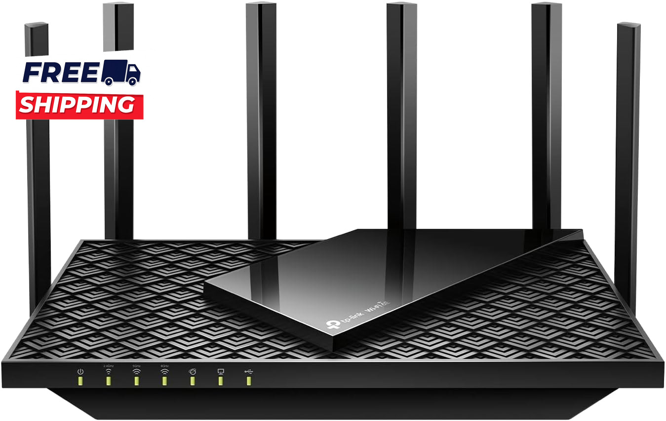AXE5400 Tri-Band Wifi 6E Router (Archer AXE75), 2025 Pcmag Editors' Choice