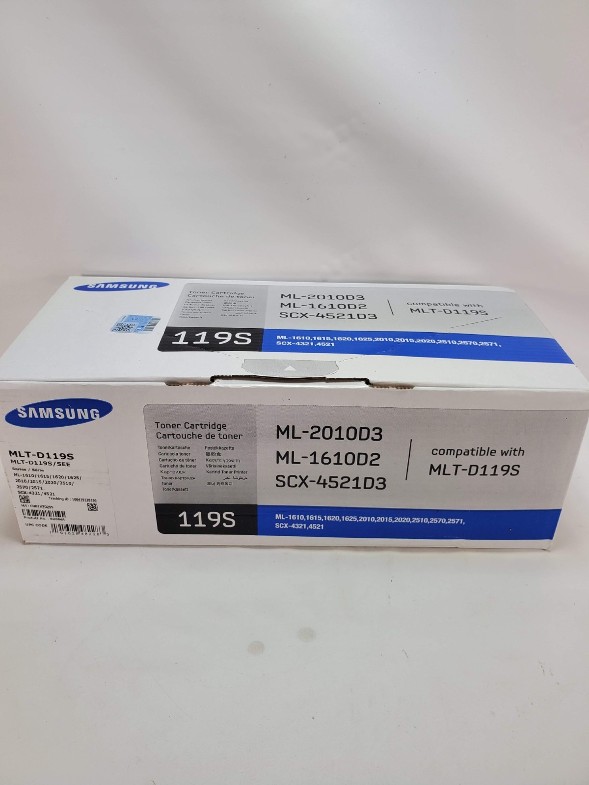 Samsung 119S MLT-D119S ML-2010D3 ML-1610D2 SCX-4521D3 Cartridge Toner Black