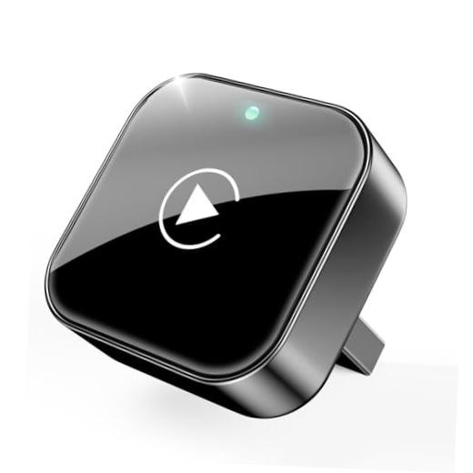 2-in-1 Wireless Carplay Adapter with Wired Carplay (USB to C), Metal 2 in 1