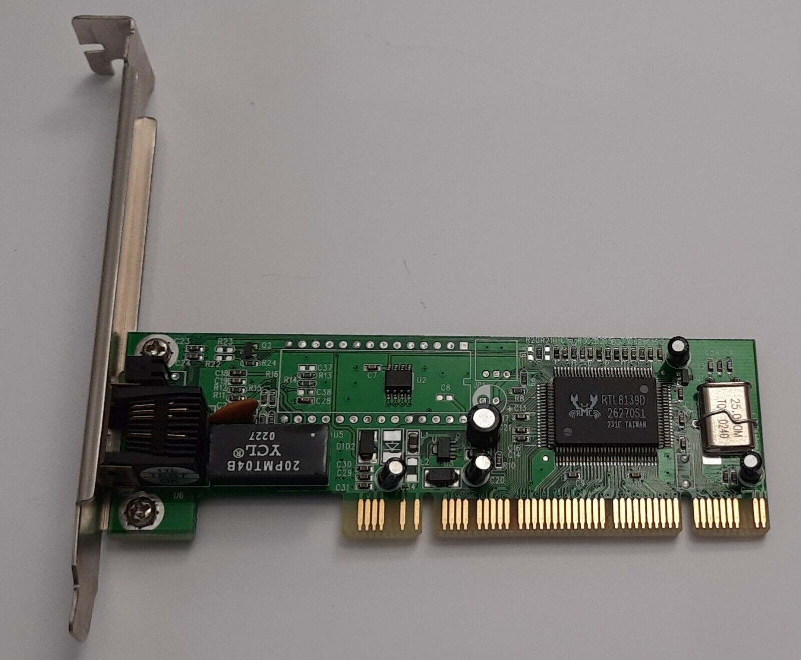 Canyon D30TXL PCI Network Card (RJ45, Realtek RTL8139D, Ethernet, Retro, 2002)