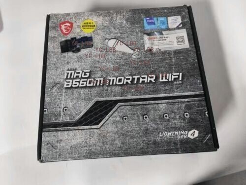 MSI MAG B560M MORTAR WIFI LGA 1200 Intel B560 Micro ATX Intel Motherboard