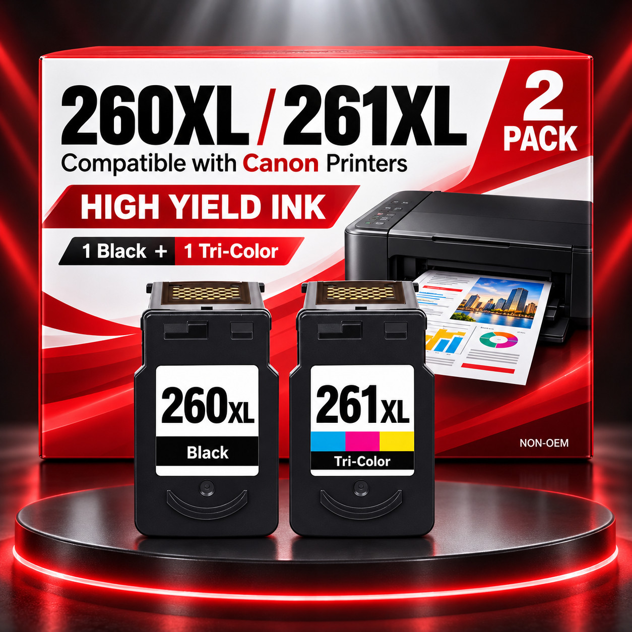 260xl 261xl Ink Cartridges for Canon TS6420 TS6400 PG-260 Pixma TS5320 TS5300