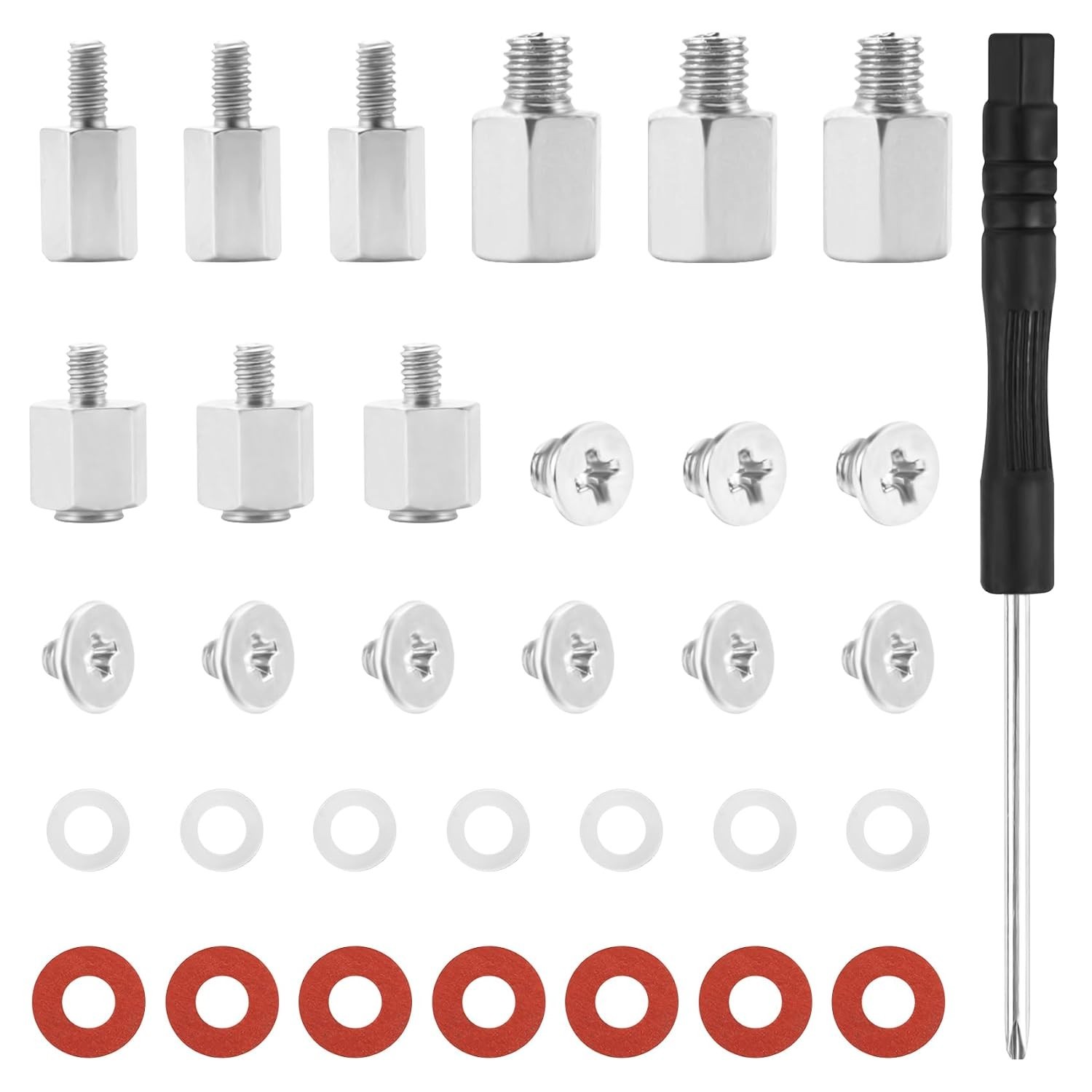30 Pcs M.2 SSD Screws NVMe Standoff Kit for Asus MSI Gigabyte