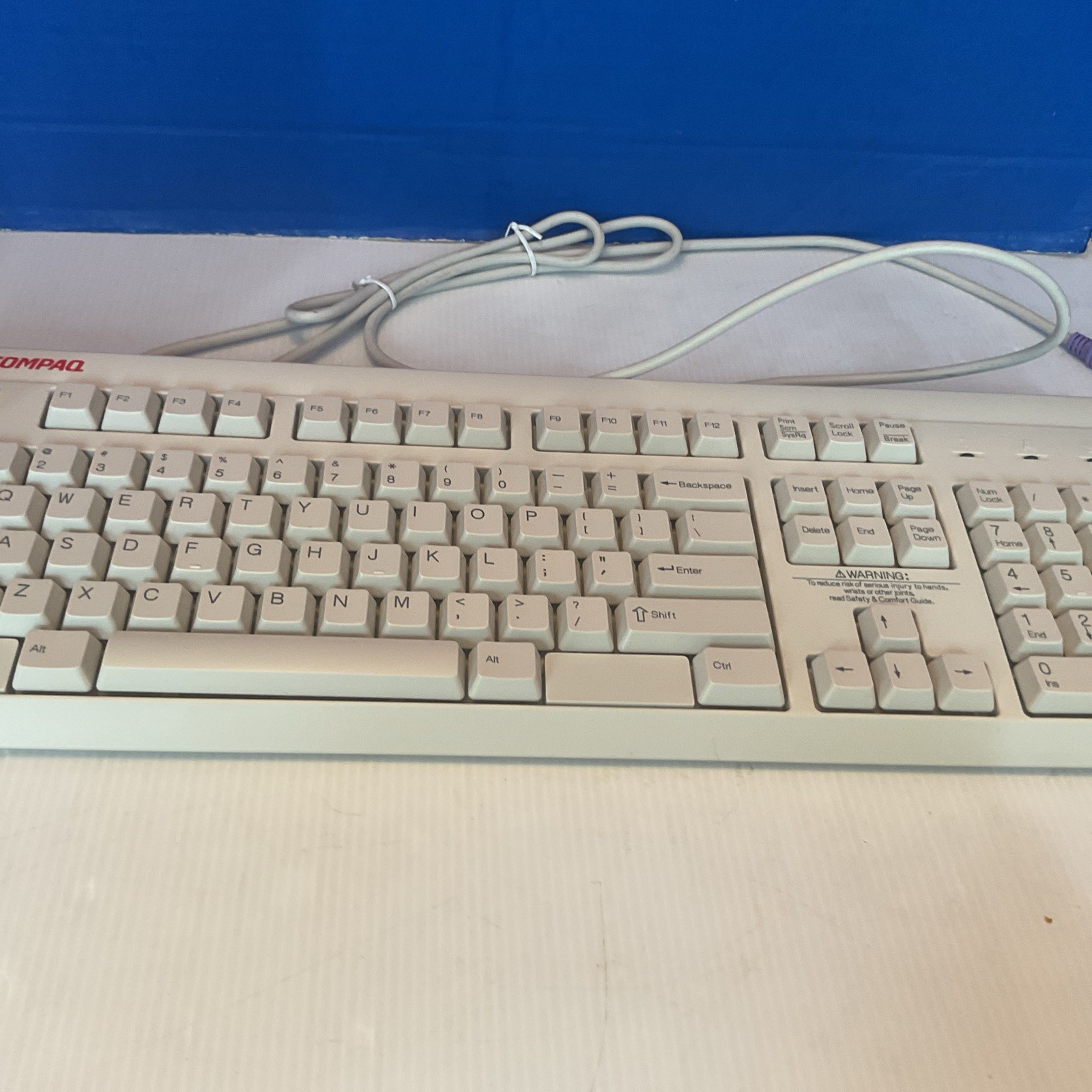 Vintage Compaq KB 9965 PS/2 Keyboard -super Clean