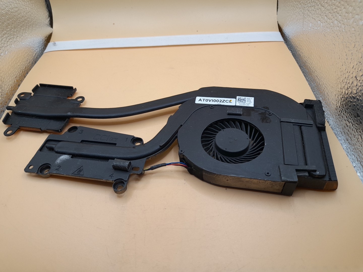 LTCF0093 - Dell Latitude E6540 CPU Heatsink & Fan 72xrj 072XRJ 72XRJ