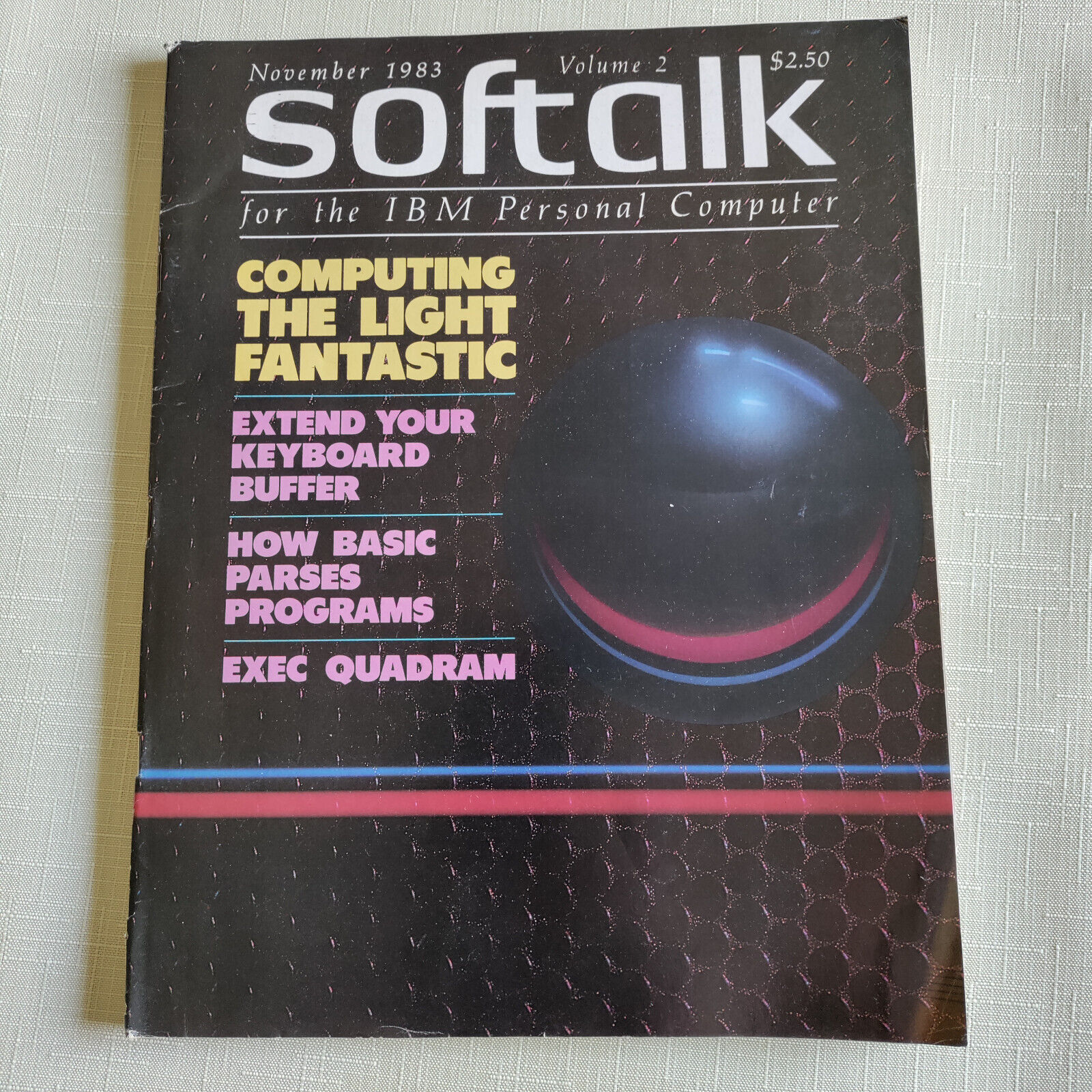 Softalk Vintage IBM Personal Computer Magazine November 1983 212 Pages