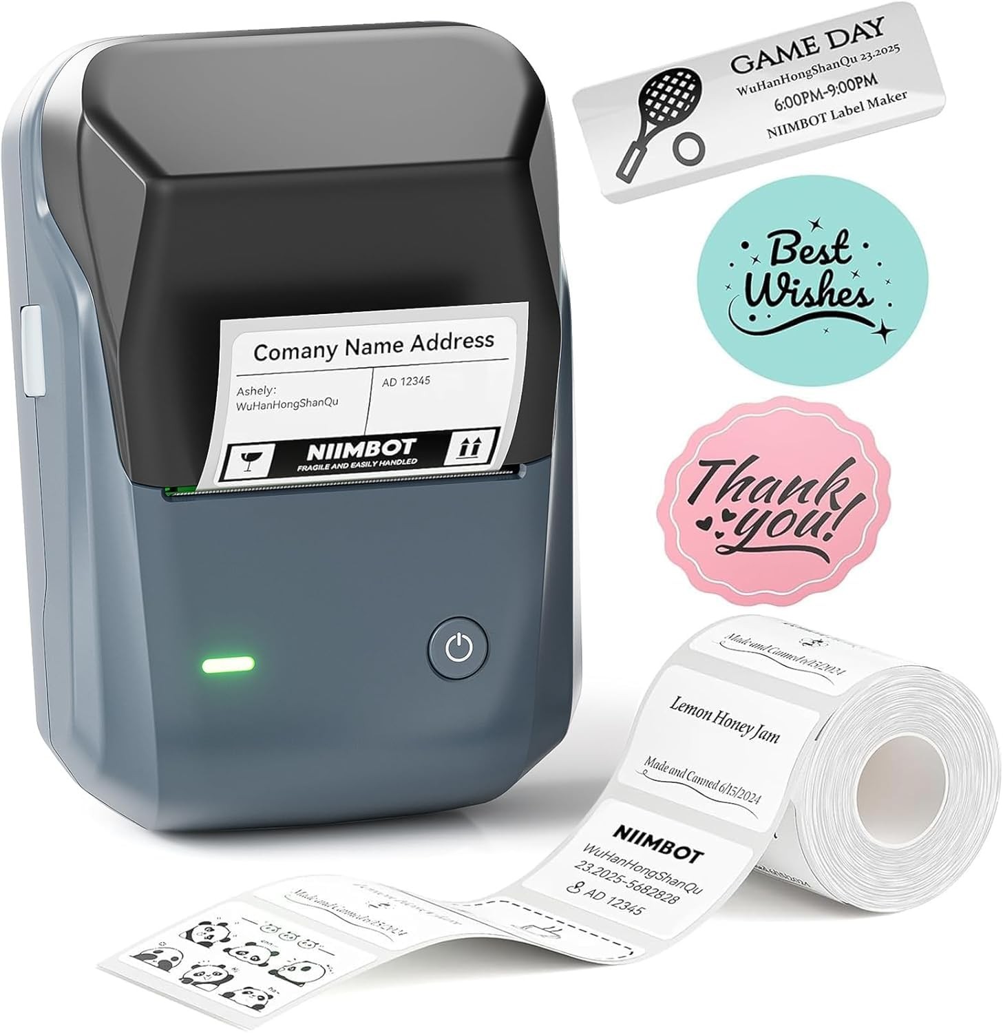 NIIMBOT B1 Label Maker Machine, Thermal Label Printer Easy to Use for Office, Ho