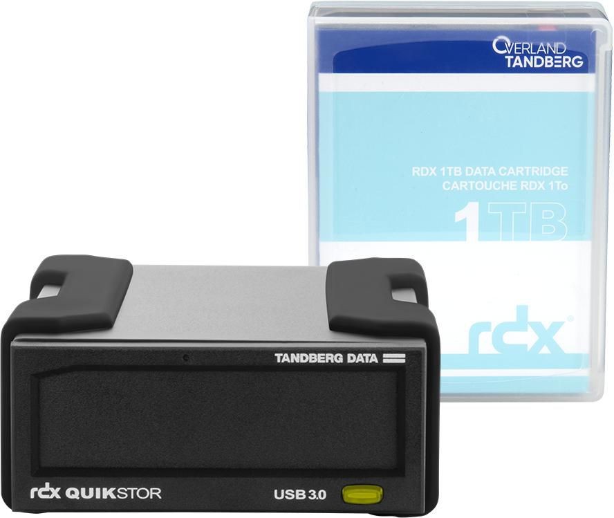Overland-Tandberg 8864-RDX RDX Ext kit USB3+ 1.0TB External drive with 1TB, ~E~
