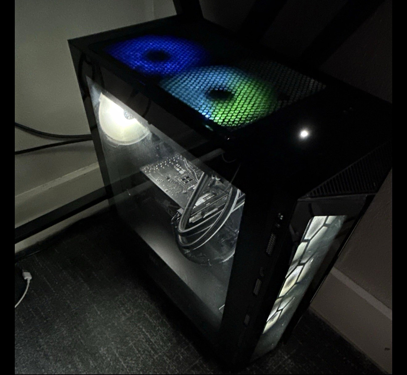 NVIDIA Watercooled Desktop Gaming PC Black