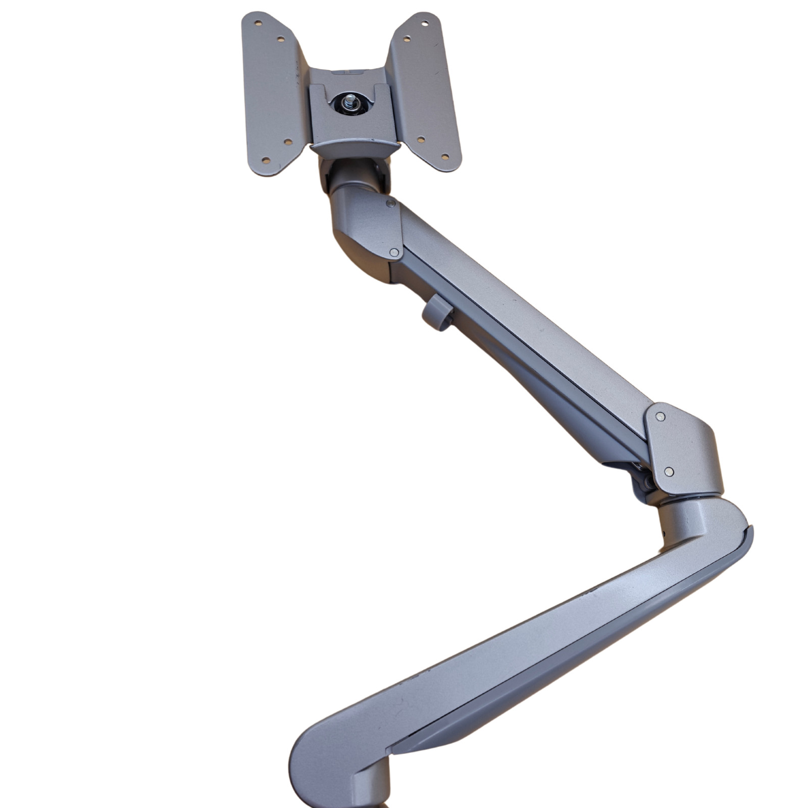 ESI Ergo EDGE-SLV Single Monitor Arm 21.55” Extension w/ Clamp | 6.5-17.6 lb Cap